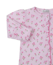 Tulip Blossoms Pink Footie