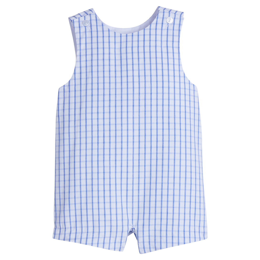 Vintage Romper Royal Windowpane