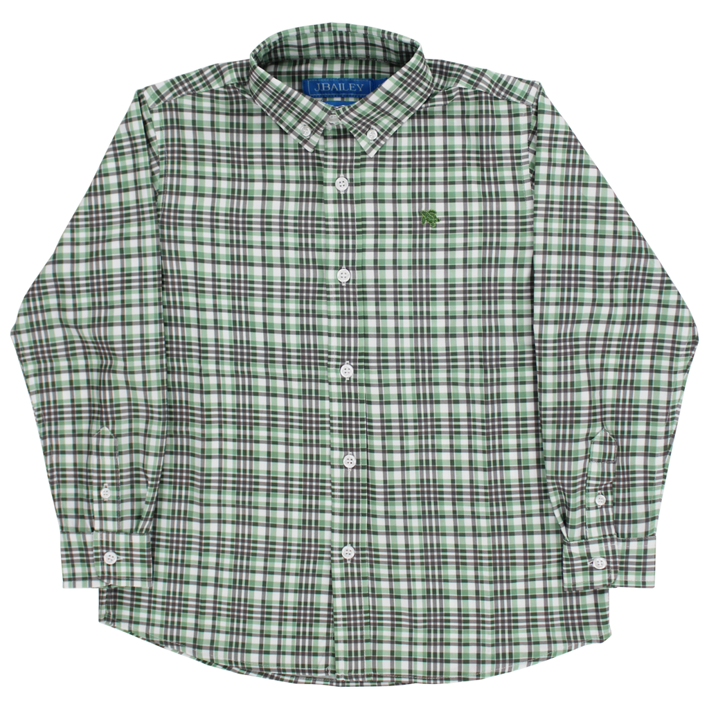 Performance Button Down Shirt - Oak Plaid PRE-ORDER