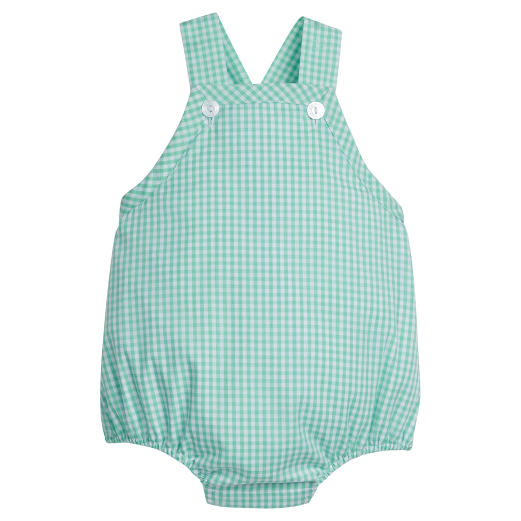 Sawyer Sunsuit Aqua Gingham