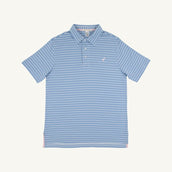 Prim and Proper Polo Sumner County Stripe Sunrise Blvd Blue Palm Beach Pink