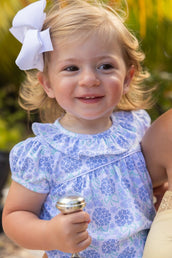 Ramona Ruffle Bubble Pima Handful of Hydrangeas