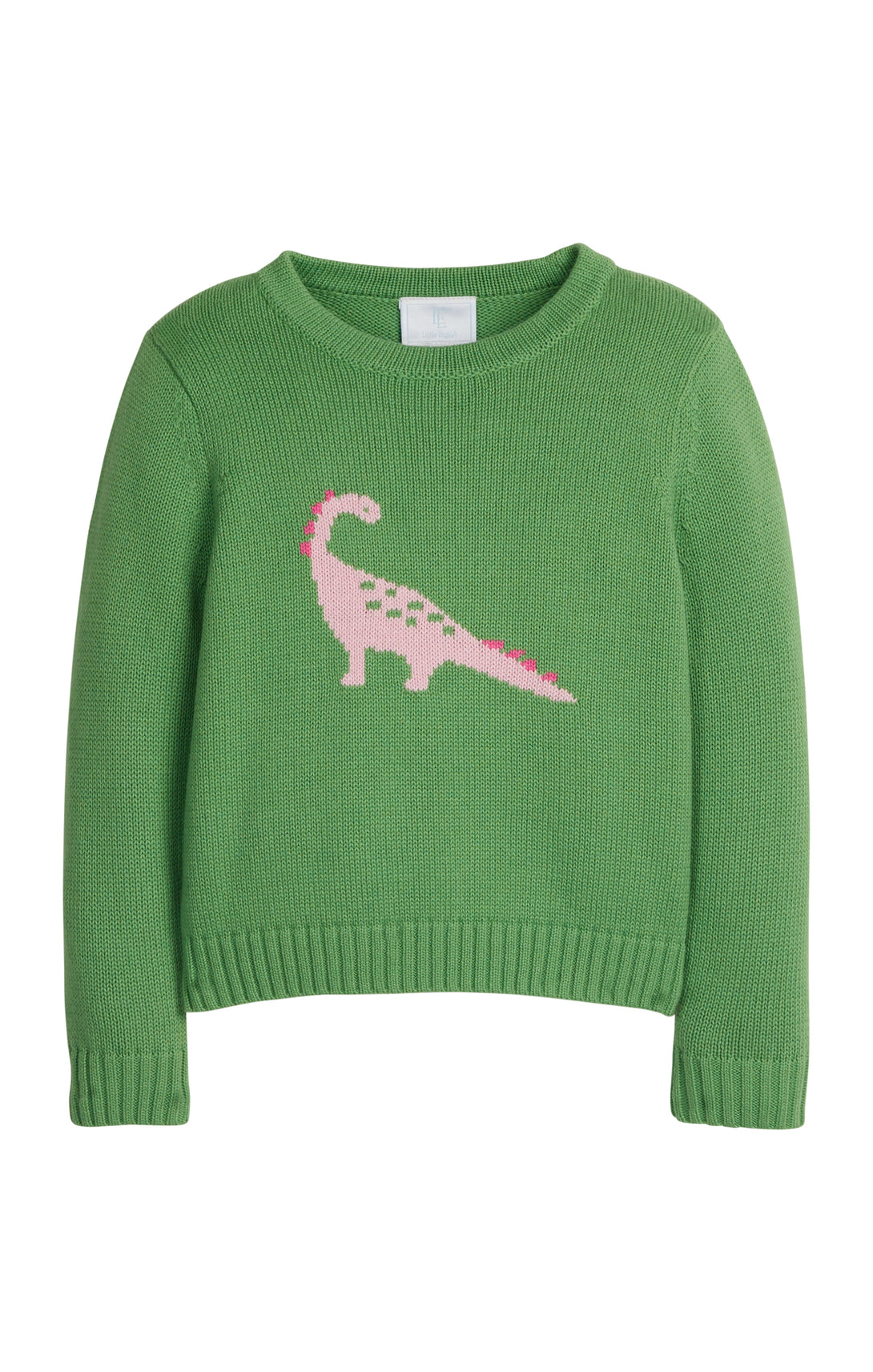 Intarsia Sweater - Pink Dinosaur