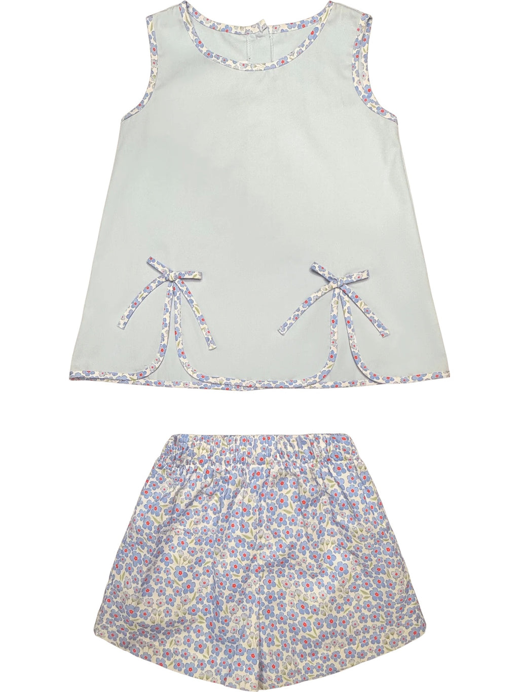 Paige Play Set - Red White & Bloom Floral