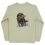 Long Sleeve Logo Tee - Spaniel/Pistachio PRE-ORDER