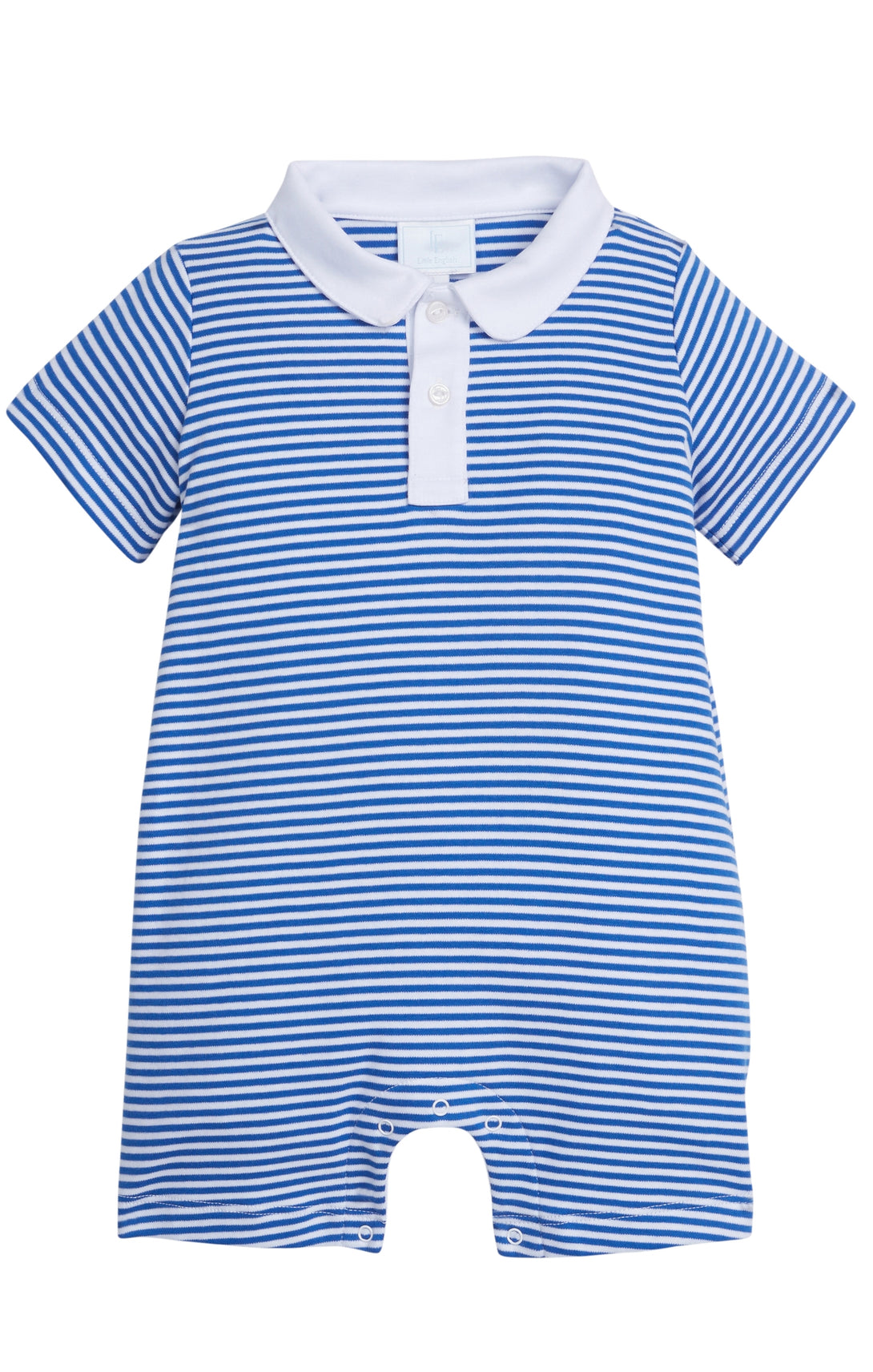 Peter Pan Polo Romper Royal Stripe