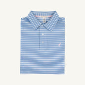 Prim and Proper Polo Sumner County Stripe Sunrise Blvd Blue Palm Beach Pink