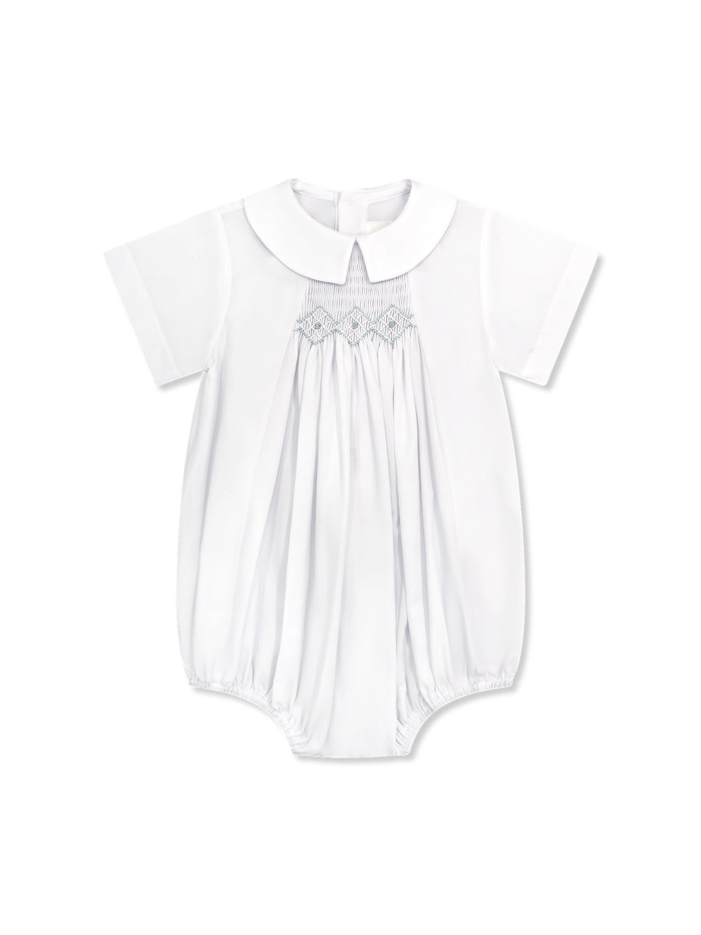 James Bubble White Batiste Blue and White Smocking PRE-ORDER