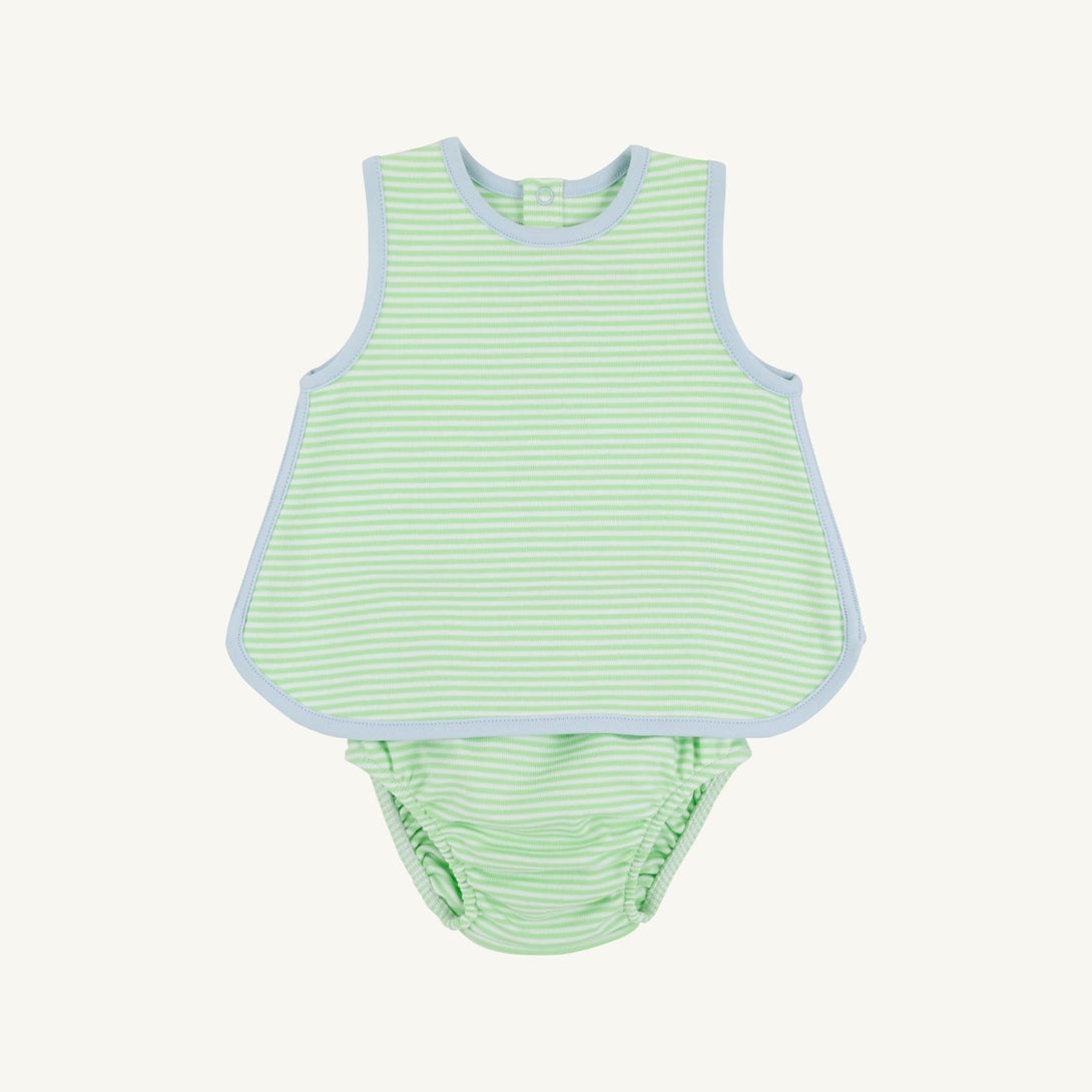 Stevie Set Lexington Lime Stripe
