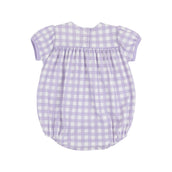 Blythe Bubble Pima Lauderdale Lavender Gingham