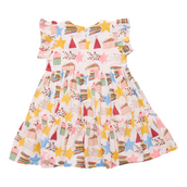 Girls Jennifer Dress - Birthday Star