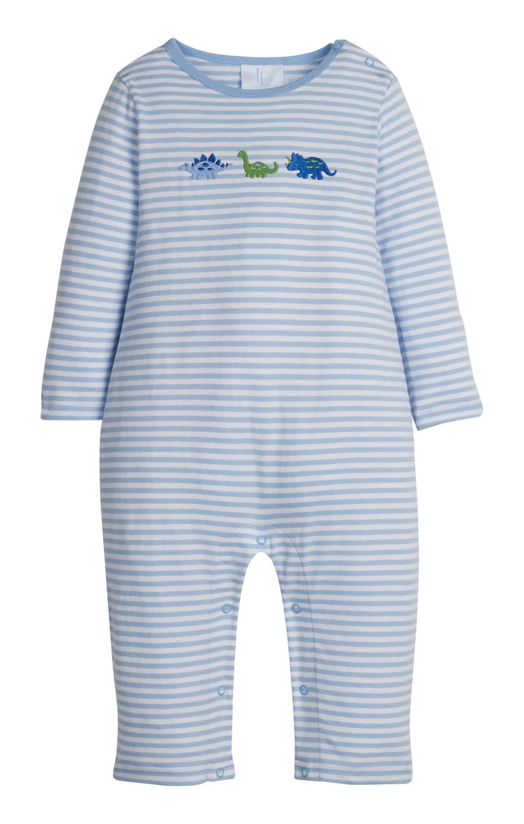 Embroidered Romper - Dinosaur