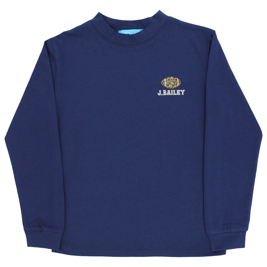 Long Sleeve Logo Tee - Football/Navy PRE-ORDER