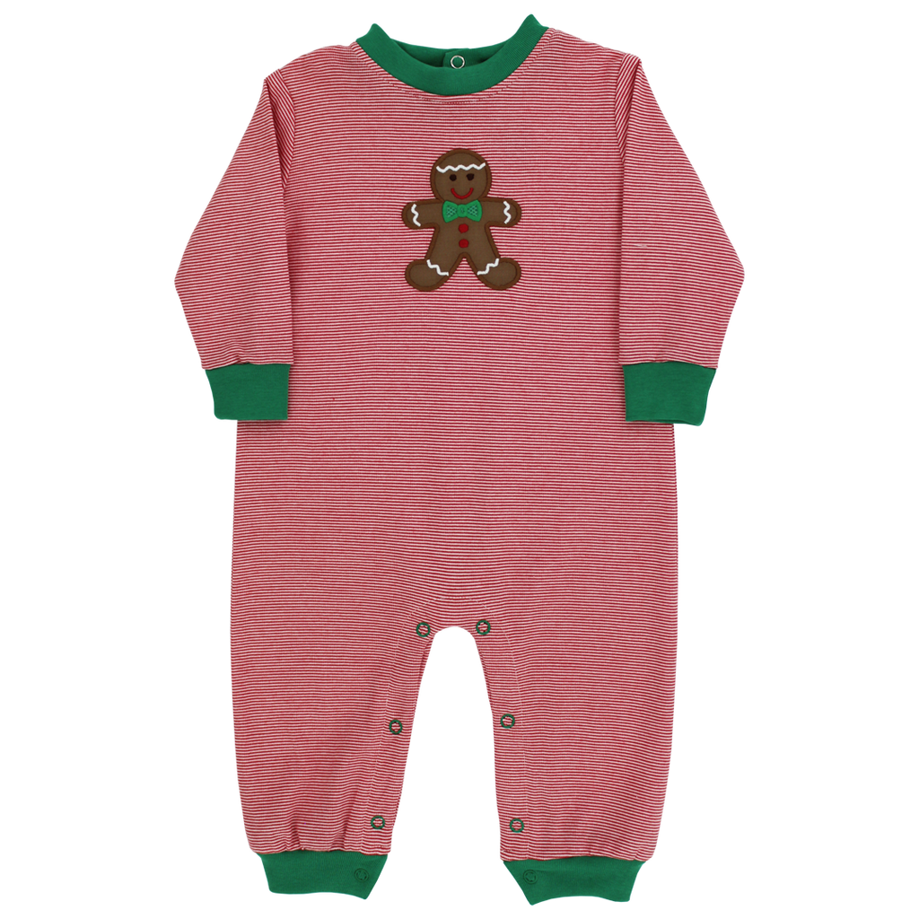 Jolly Gingerbread Knit Romper PRE-ORDER