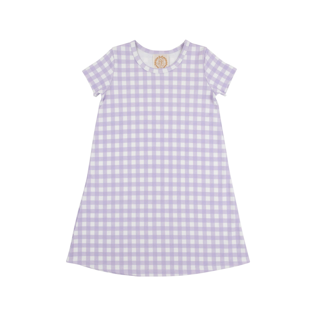 Polly Play Dress Lauderdale Lavender Gingham