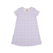 Polly Play Dress Lauderdale Lavender Gingham