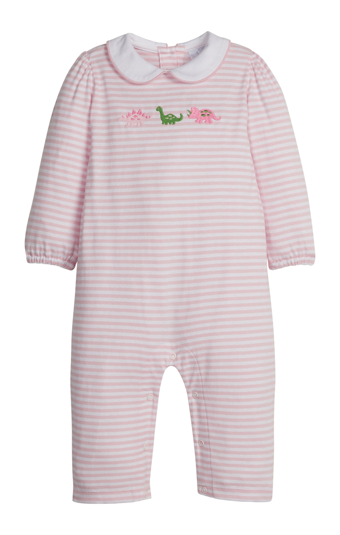 Peter Pan Embroidered Romper - Dinosaur