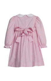 Smocked Natalie Dress - Pink Vinings