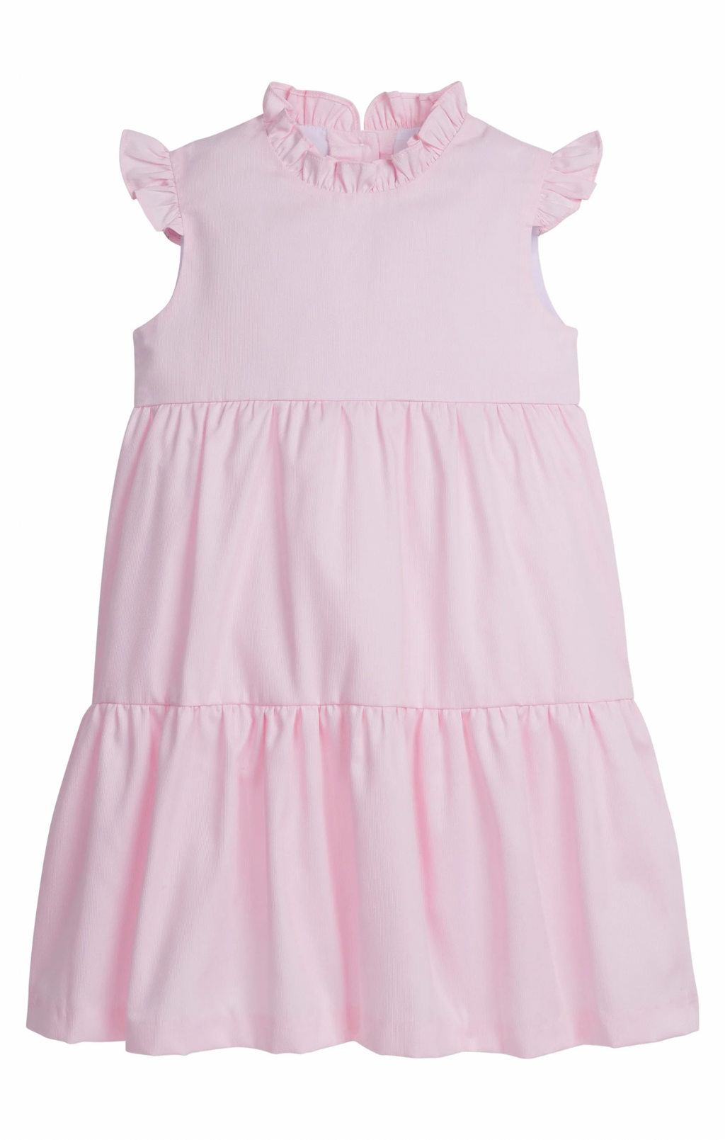 Tiered Charleston Dress Light Pink Pique