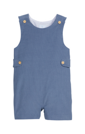 Button Tab John John - Stormy Blue Corduroy