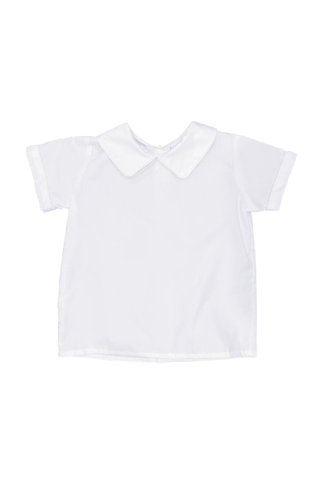 Short Woven White Shirt - Boy