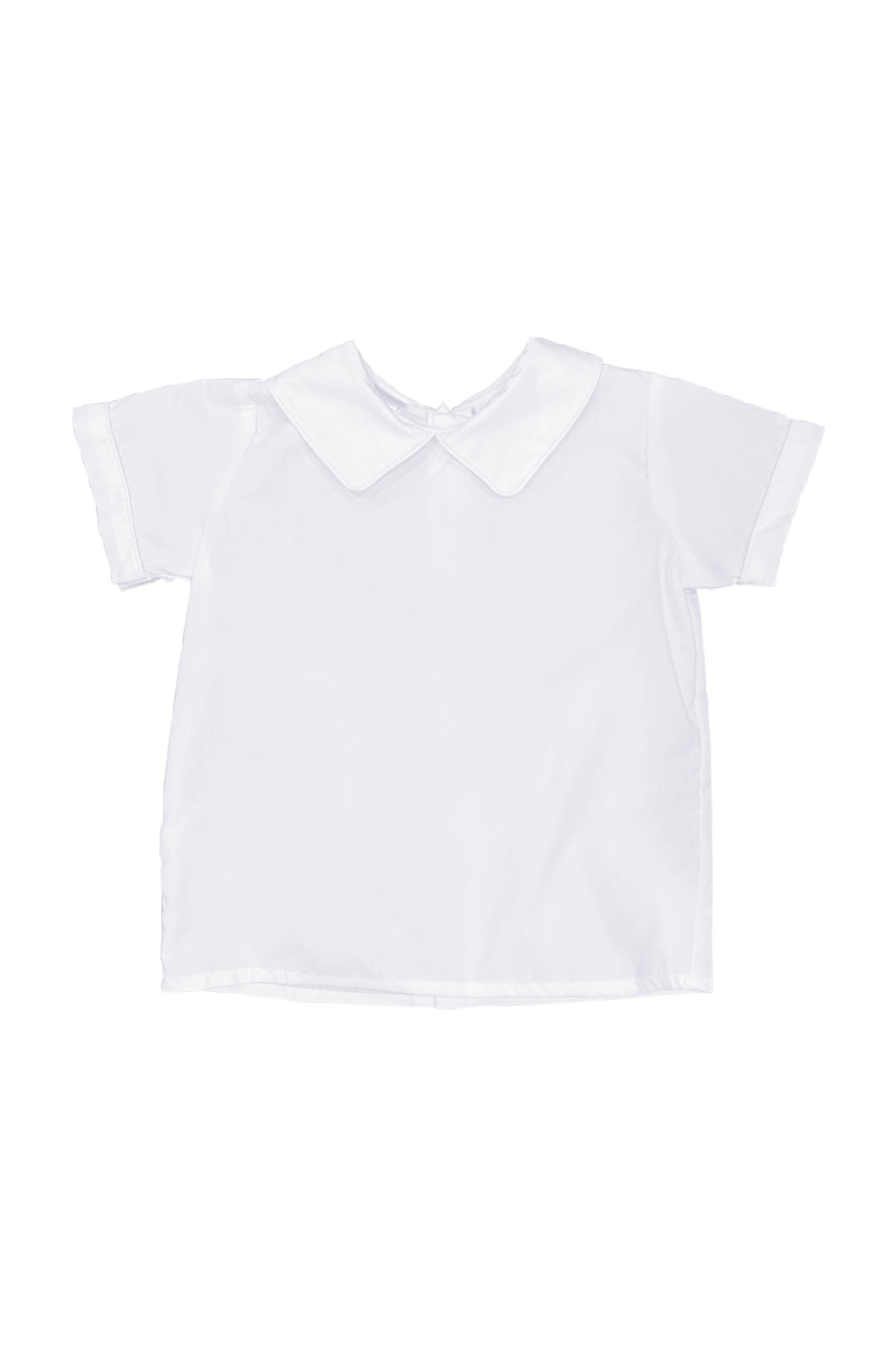 Short Woven White Shirt - Boy