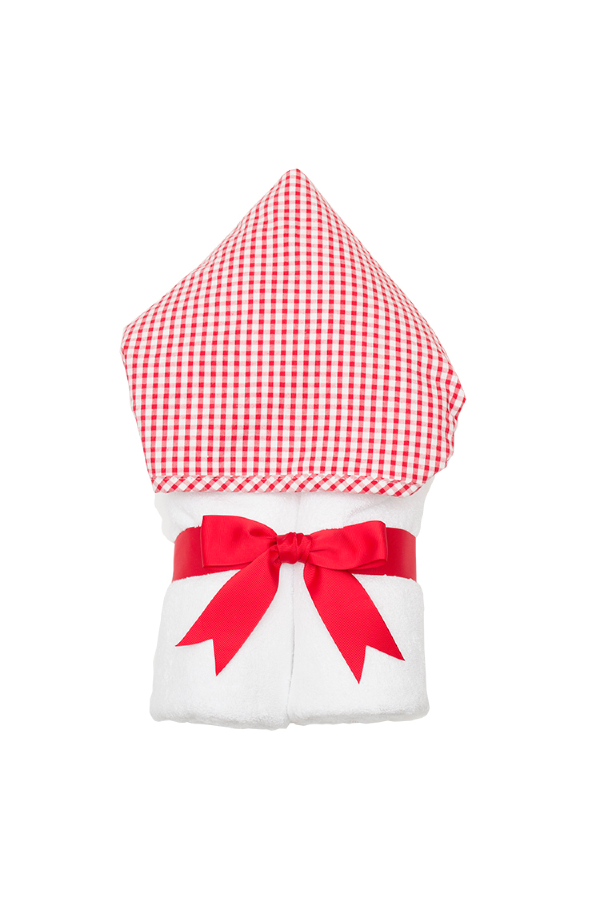 Big Check Every Kid Towel - Red