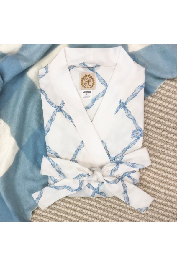 Ready or Not Robe - Buckhead Blue Belle Meade Bow