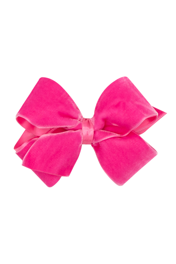 Velvet Hair Bow -  Small