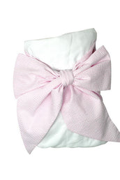 Bow Swaddle Seersucker