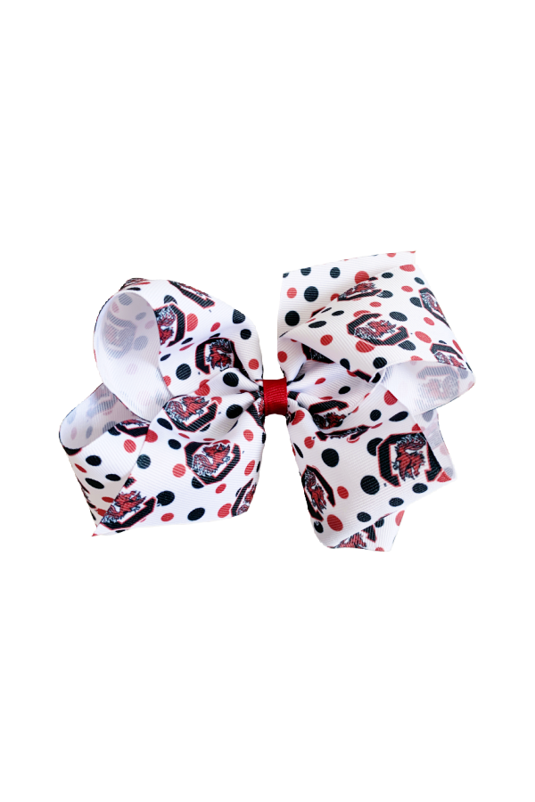 University of South Carolina Print Bow- More Sizes