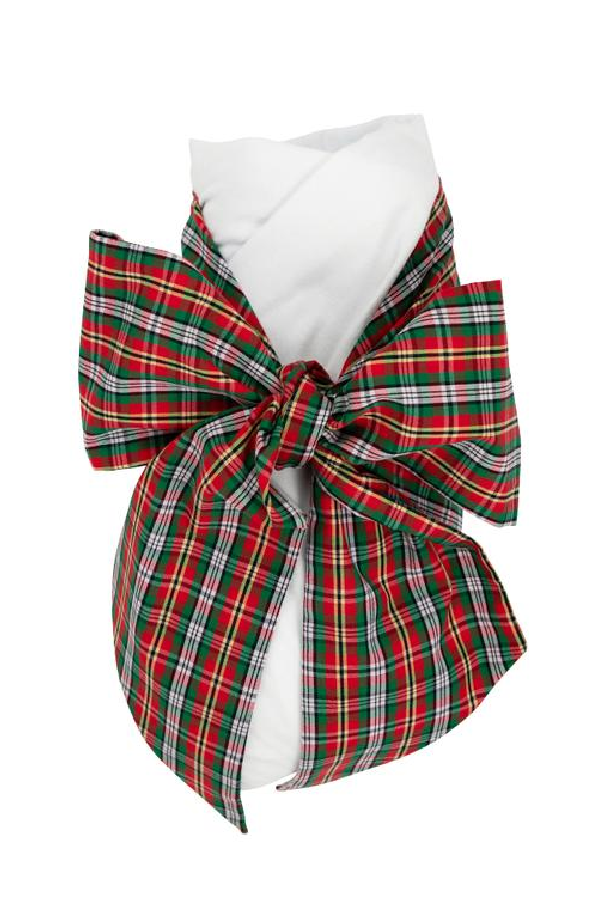 Bow Swaddle - Keswick Holiday Plaid