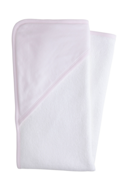 Hooded Towel - Pink Stripe