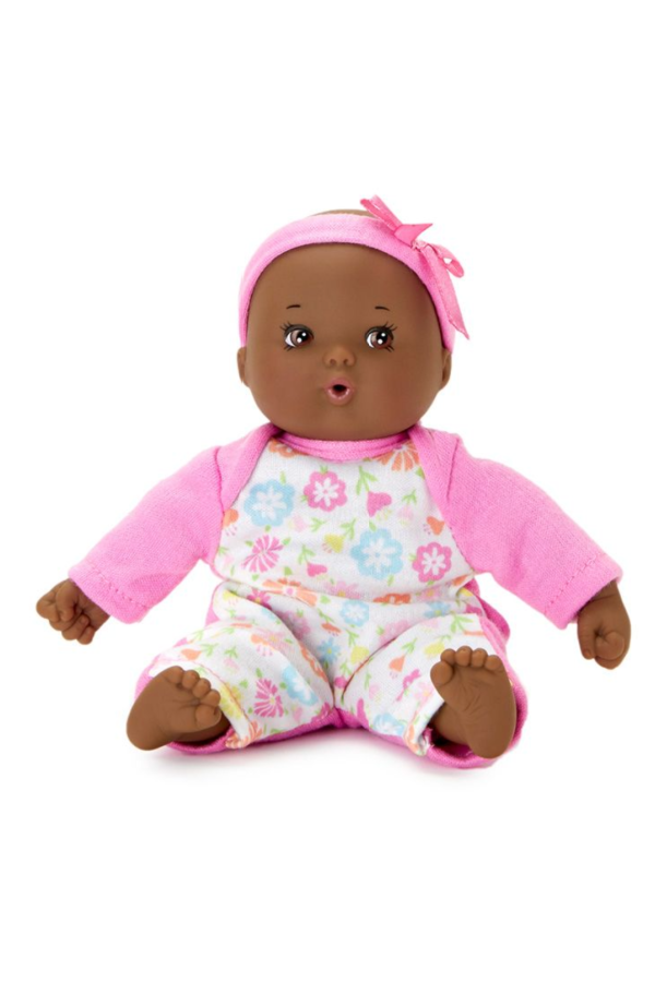 Little Cuties Baby Doll - Pink Dark Skin