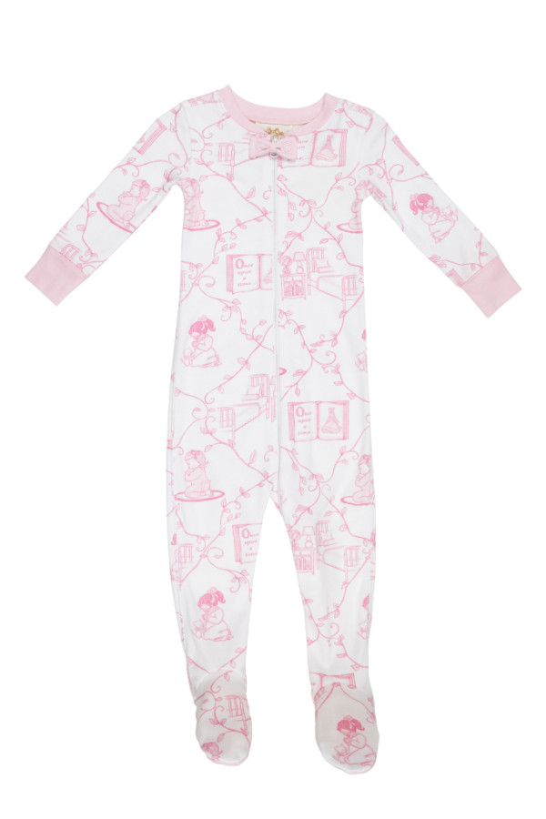 Noelle's Night Night - Chinoiserie Channing Palm Beach Pink