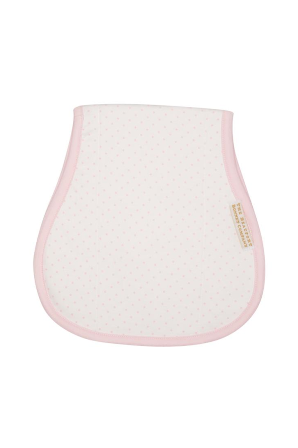 Oopsie Daisy Burp Cloth - Palm Beach Pink Microdot