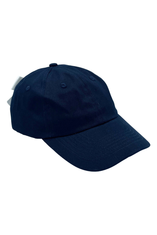 Bow Baseball Hat - Nellie Navy