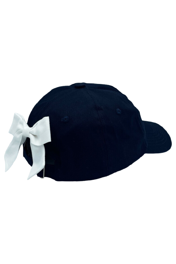 Bow Baseball Hat - Nellie Navy