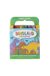 Carry Along Coloring Book Set - Dinoland