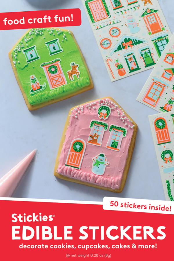 Holiday Village Edible Sticker Pack