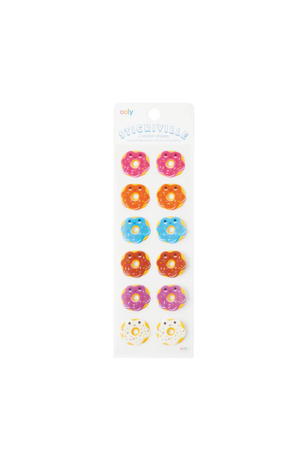 Stickiville Happy Donuts Stickers