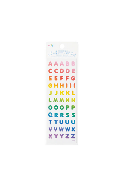 Stickiville Rainbow Letter Stickers