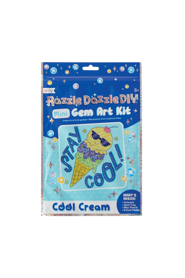 Razzle Dazzle DIY Mini Gem Art Kit - Cool Cream