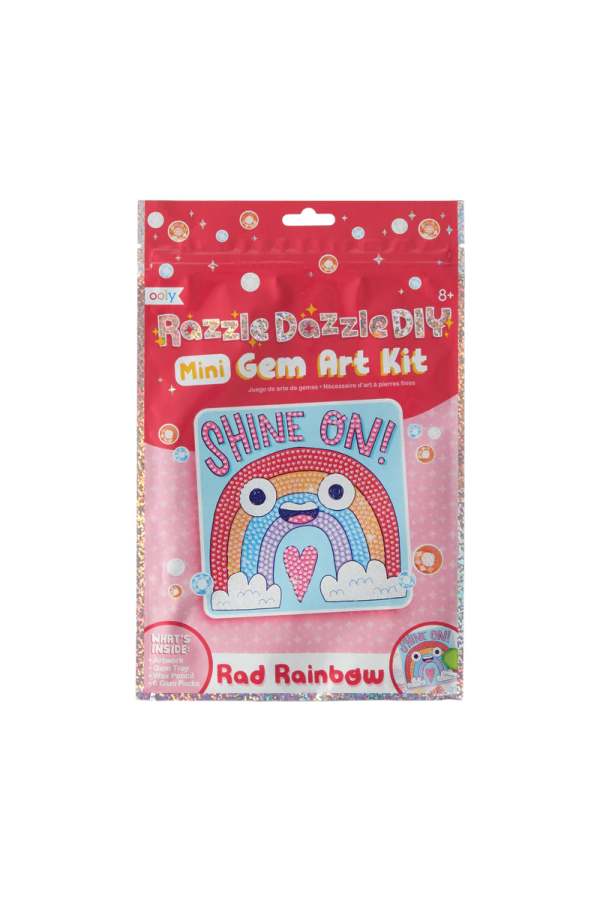 Razzle Dazzle DIY Mini Gem Art Kit - Rad Rainbow