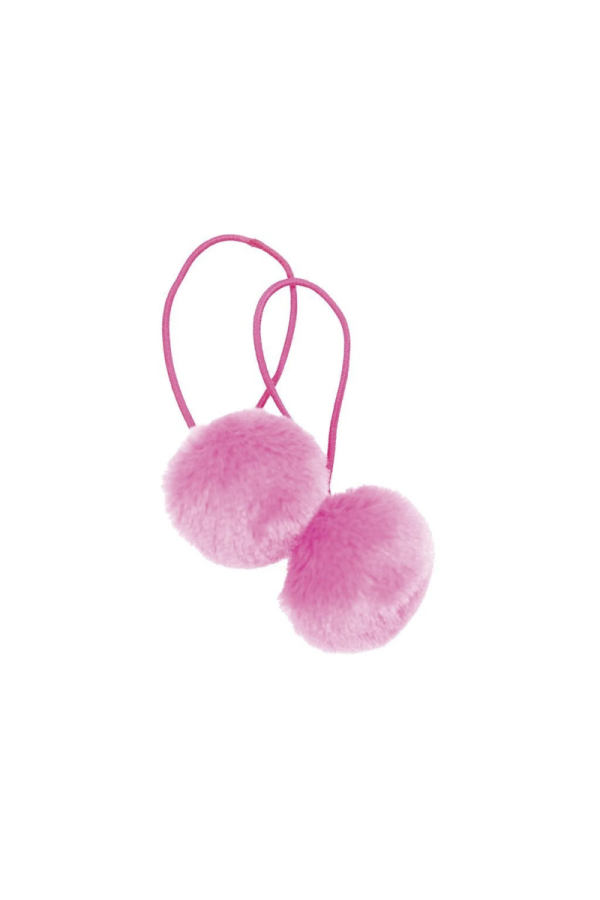 Pom Pom Puffs Ponytail Holder