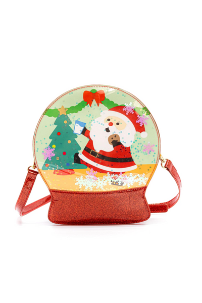 Snow Globe Handbag - Jolly Santa