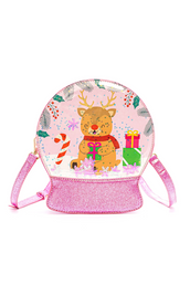 Snow Globe Handbag - Reindeer Cheer