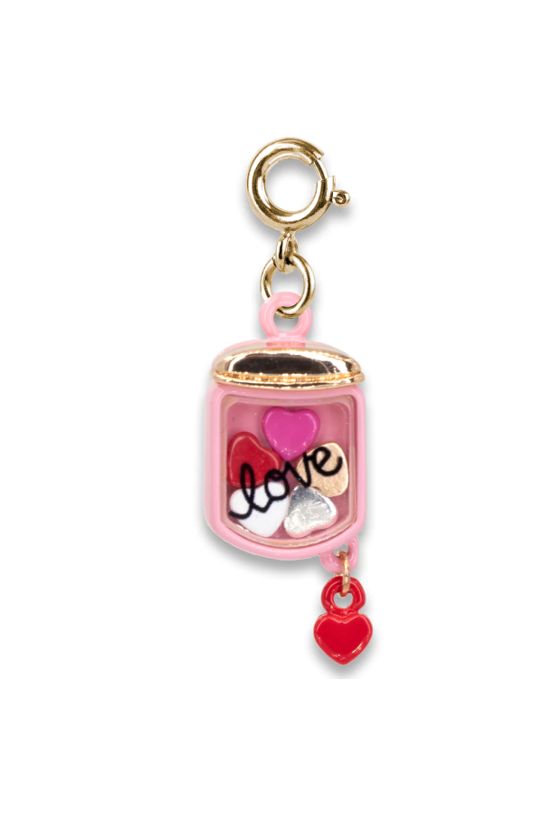 Charm It Gold Jar of Hearts Shaker Charm