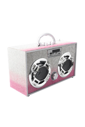 Pink Bling Bluetooth Boombox