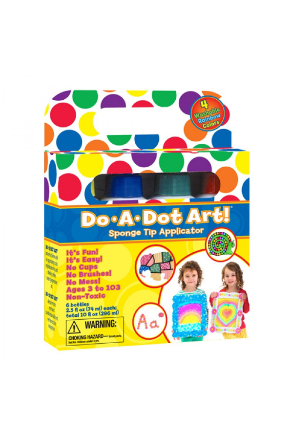 Rainbow 4 Pack Dot Markers